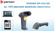 PERKON SPIDER SP410-U/USB 1D-2D (Karekod) Okuyucu + Ayak
